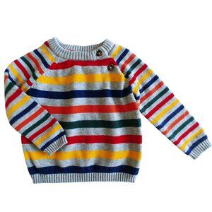 George Multicolour Striped Sweater size 6-12 Months